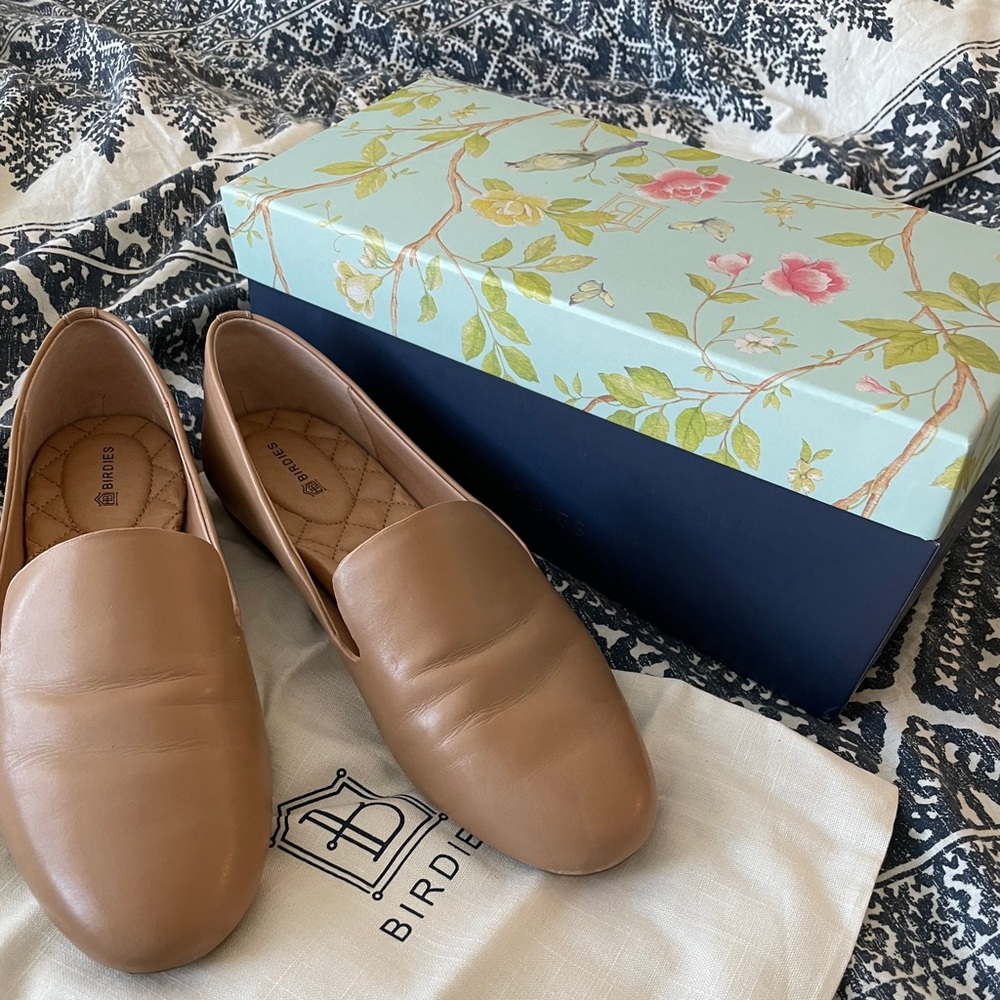Birdies - The Starling - Taupe Leather - Size 8